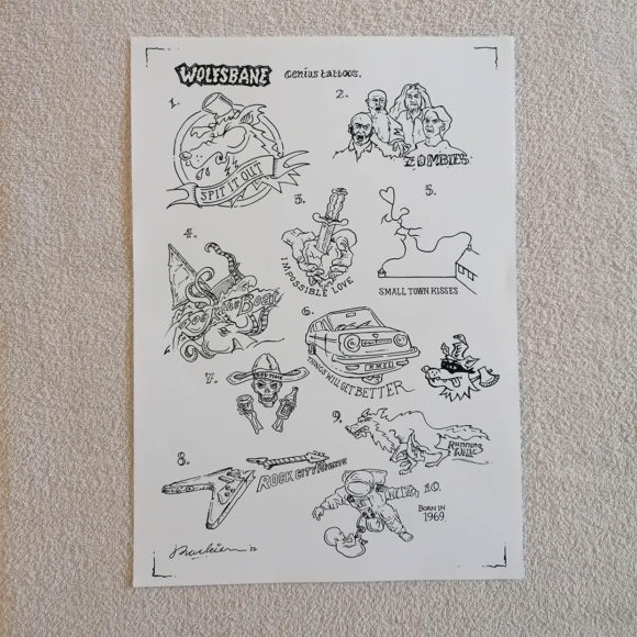 Genius A3 Tattoo Sheet