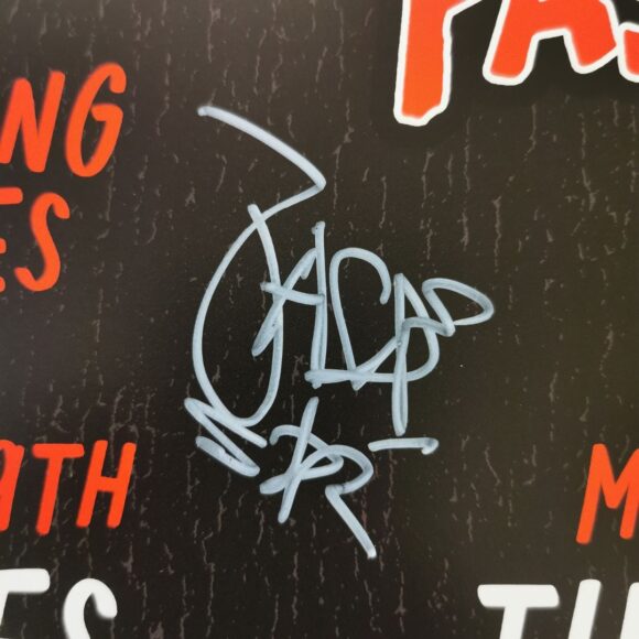 Signed Live Faster Limited Edition A2 Poster - Image 3