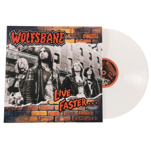 Live Faster LP White Vinyl