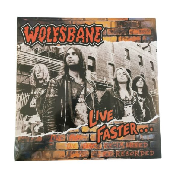 Live Faster LP White Vinyl - Image 3